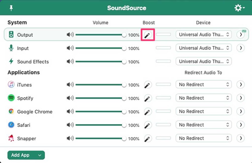 SoundSource boost