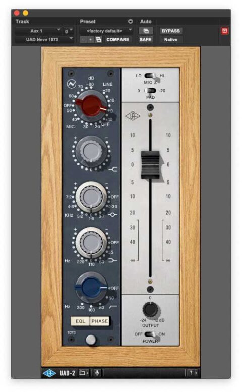UAD - Neve 1073 Preamp & EQ Collection