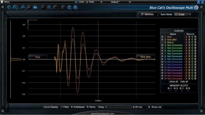 Blue Cat Audio - Blue Cat's Oscilloscope Multi