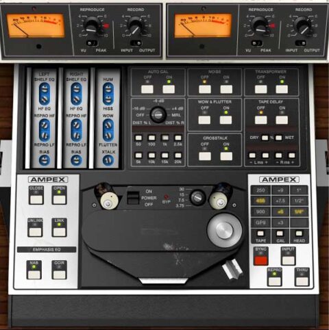 UAD - Ampex ATR-102 Mastering Tape Recorder open