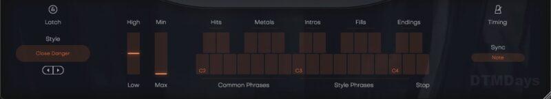 Symphonic Elements Drums-keymap